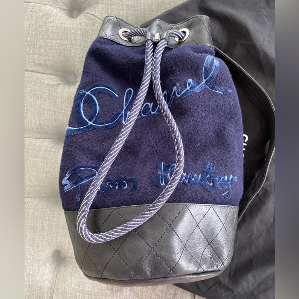 CHANEL Backpack - 18A Paris-Hamburg in navy